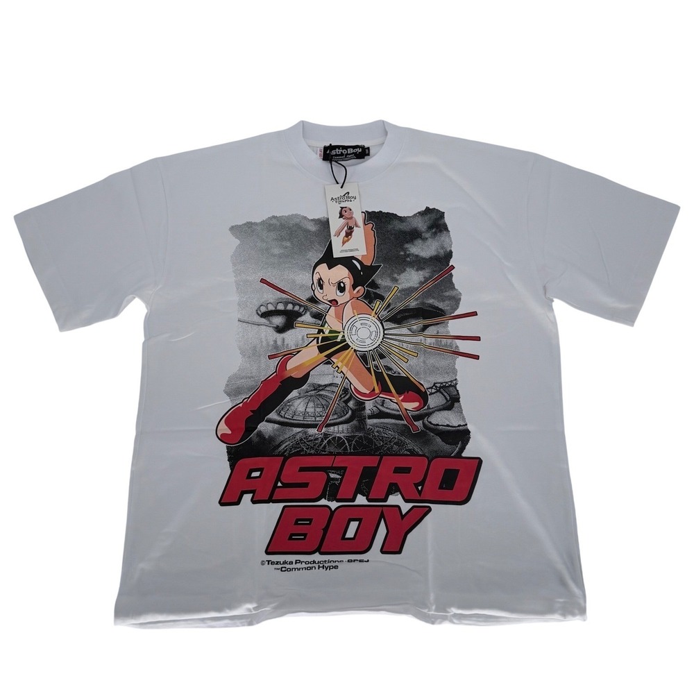 Astro Boy x Common Hype Comic Tee White Mens Large Limited Edition 1 of 100 NWT